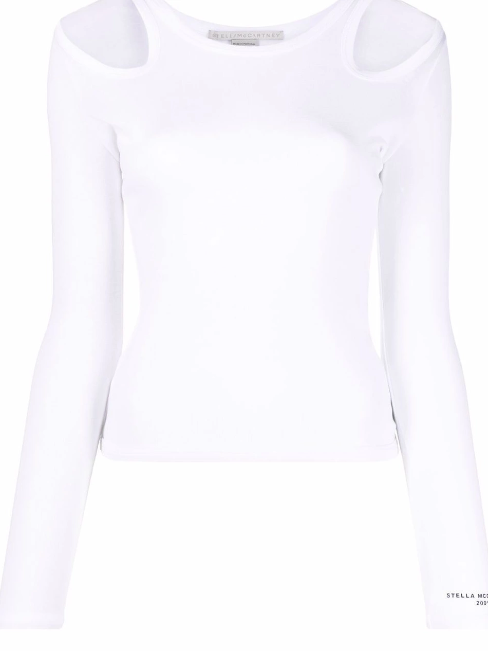 Cheap long-sleeve Stella McCartney Women cut-out top 0815